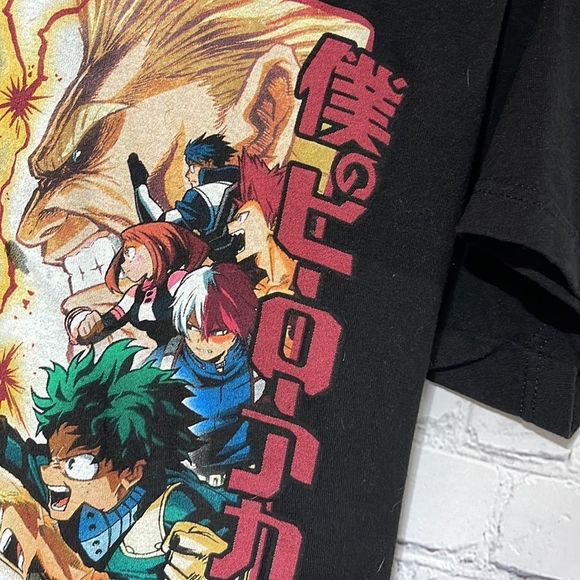 Anime Tee MHA Small Black - Picture 4 of 7